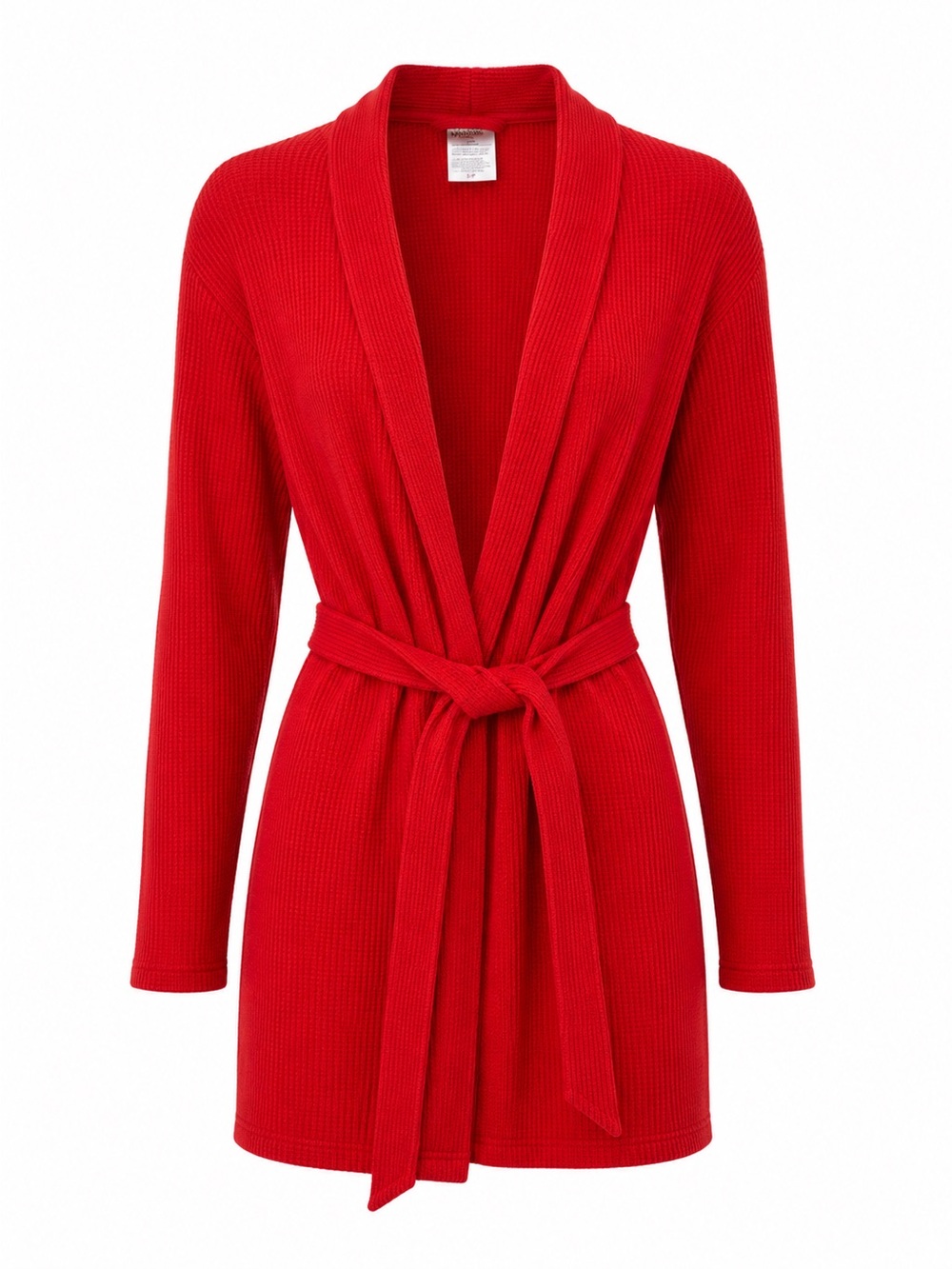 Lands’ End Red Waffle Knit Robe Large (14-16)